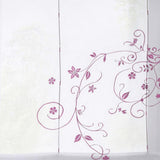 Max Liftable Roman Curtain Sheer Voile Window Valance Drape #2 Purple, 80x100cm