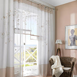 Max Liftable Roman Curtain Sheer Voile Window Valance Drape #1 Sand, 60x120cm