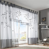 Max Liftable Roman Curtain Sheer Voile Window Valance Drape #2 Grey, 80x100cm