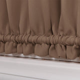 Max Sliding Glass Window Door Curtain Blackout Panel Rod Pocket Coffee