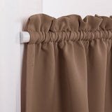 Max Sliding Glass Window Door Curtain Blackout Panel Rod Pocket Coffee