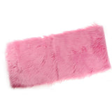 Max 80x50cm Shaggy Sheepskin Rug Soft Non Shed Carpet Rug 5cm Pile Pink