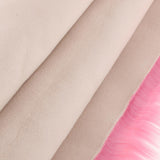 Max 80x50cm Shaggy Sheepskin Rug Soft Non Shed Carpet Rug 5cm Pile Pink