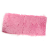 Max 80x50cm Shaggy Sheepskin Rug Soft Non Shed Carpet Rug 5cm Pile Pink