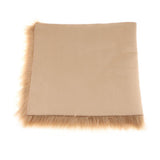 Max 80x50cm Shaggy Sheepskin Rug Soft Non Shed Carpet Rug 5cm Pile Camel