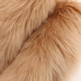 Max 80x50cm Shaggy Sheepskin Rug Soft Non Shed Carpet Rug 5cm Pile Camel