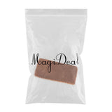 Max 80x50cm Shaggy Sheepskin Rug Soft Non Shed Carpet Rug 5cm Pile Coffee
