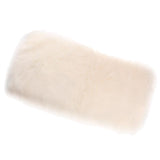Max 50cmx100cm Sheepskin Fluffy Skin Faux Fur Fake Rug Mat Rugs White