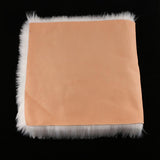 Max 50cmx100cm Sheepskin Fluffy Skin Faux Fur Fake Rug Mat Rugs White