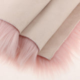 Max 50cmx100cm Sheepskin Fluffy Skin Faux Fur Fake Rug Mat Rugs Light Pink