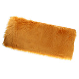 Max 50cmx100cm Sheepskin Fluffy Skin Faux Fur Fake Rug Mat Rugs Dark Orange
