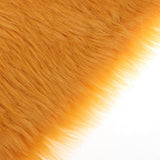 Max 50cmx100cm Sheepskin Fluffy Skin Faux Fur Fake Rug Mat Rugs Dark Orange
