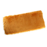 Max 50cmx100cm Sheepskin Fluffy Skin Faux Fur Fake Rug Mat Rugs Dark Orange