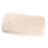 Max 60cmx90cm Sheepskin Fluffy Skin Faux Fur Fake Rug Mat Rugs  White