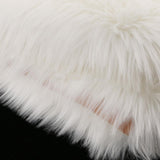 Max 60cmx90cm Sheepskin Fluffy Skin Faux Fur Fake Rug Mat Rugs  White