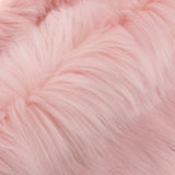 Max 60cmx90cm Sheepskin Fluffy Skin Faux Fur Fake Rug Mat Rugs  Light Pink