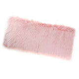 Max 60cmx90cm Sheepskin Fluffy Skin Faux Fur Fake Rug Mat Rugs  Light Pink
