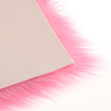 Max 60cmx90cm Sheepskin Fluffy Skin Faux Fur Fake Rug Mat Rugs  Dark Pink