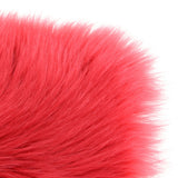 Max 60cmx90cm Sheepskin Fluffy Skin Faux Fur Fake Rug Mat Rugs  Red