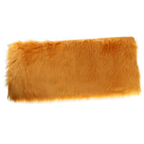 Max 60cmx90cm Sheepskin Fluffy Skin Faux Fur Fake Rug Mat Rugs  Dark Orange