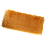 Max 60cmx90cm Sheepskin Fluffy Skin Faux Fur Fake Rug Mat Rugs  Dark Orange