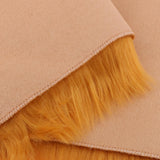 Max 60cmx90cm Sheepskin Fluffy Skin Faux Fur Fake Rug Mat Rugs  Dark Orange