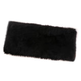 Max 60cmx90cm Sheepskin Fluffy Skin Faux Fur Fake Rug Mat Rugs  Black