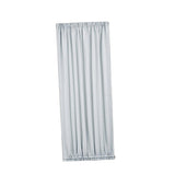 Max Sliding Glass Window Door Curtain Panel Room Darkening Rod Pocket White