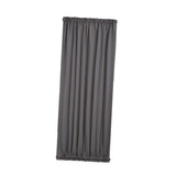 Max Sliding Glass Window Door Curtain Panel Room Darkening Rod Pocket Gray