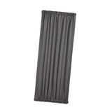 Max Sliding Glass Window Door Curtain Panel Room Darkening Rod Pocket Gray