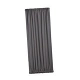 Max Sliding Glass Window Door Curtain Panel Room Darkening Rod Pocket Gray