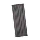 Max Sliding Glass Window Door Curtain Panel Room Darkening Rod Pocket Gray