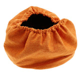 Max Exquisite Cotton Round Stool Cover Fits 28cm / 11inch Dia Footstool Orange
