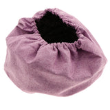 Max Exquisite Cotton Round Stool Cover Fits 28cm / 11inch Dia Footstool Purple