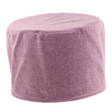 Max Exquisite Cotton Round Stool Cover Fits 28cm / 11inch Dia Footstool Purple