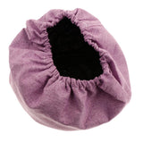 Max Exquisite Cotton Round Stool Cover Fits 28cm / 11inch Dia Footstool Purple