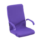 Max Chair Cover With Armrest Covers Office Seat Swivel Protector Purple