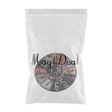 Max Thicken Tapete Vintage Wall Clock Printed Carpet Wall Clock D Style 80cm