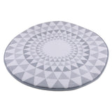 Max Round Carpet Tea Table Living Room Area Rug Kids Play Mat Triangular 80cm