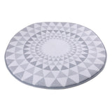 Max Round Carpet Tea Table Living Room Area Rug Kids Play Mat Triangular 80cm