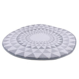 Max Round Carpet Tea Table Living Room Area Rug Kids Play Mat Triangular 80cm
