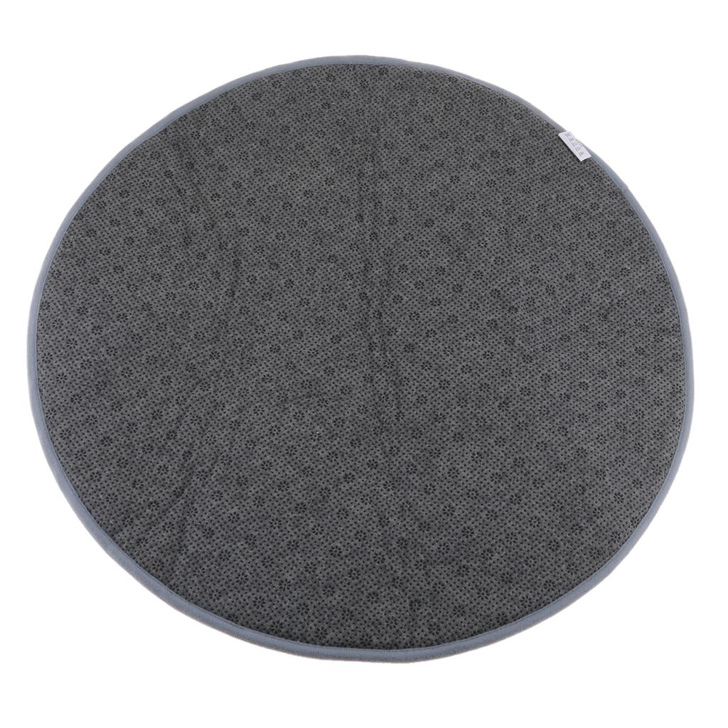 Max Round Carpet Tea Table Living Room Area Rug Kids Play Mat One Cactus 80cm