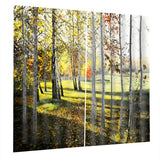 Max Charming Scenery Printed Window Curtains Drapes Cypress Forest