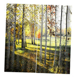 Max Charming Scenery Printed Window Curtains Drapes Cypress Forest