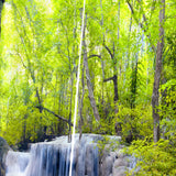 Max Charming Scenery Printed Window Curtains Drapes Waterfall