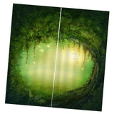 Max Charming Scenery Printed Window Curtains Drapes Fairy Tale World