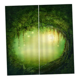 Max Charming Scenery Printed Window Curtains Drapes Fairy Tale World