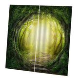 Max Charming Scenery Printed Window Curtains Drapes Rattan Trail