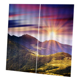 Max Charming Scenery Printed Window Curtains Drapes Mountain