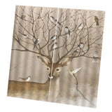 Max Set of 2 Panel Digital Photo Printing Blackout 3D Curtains Elk Bird